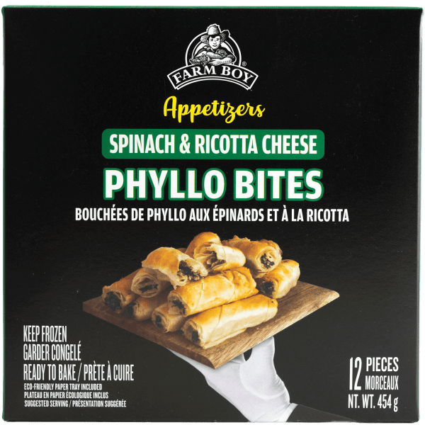 Farm Boy™ Spinach & Ricotta Phyllo Bites (454 g)