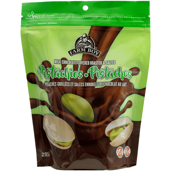 Farm Boy™ Milk Choc Rst Salted Pistachio (250 g)