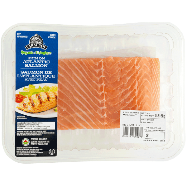 Farm Boy™ Organic Skin On Atlantic Salmon