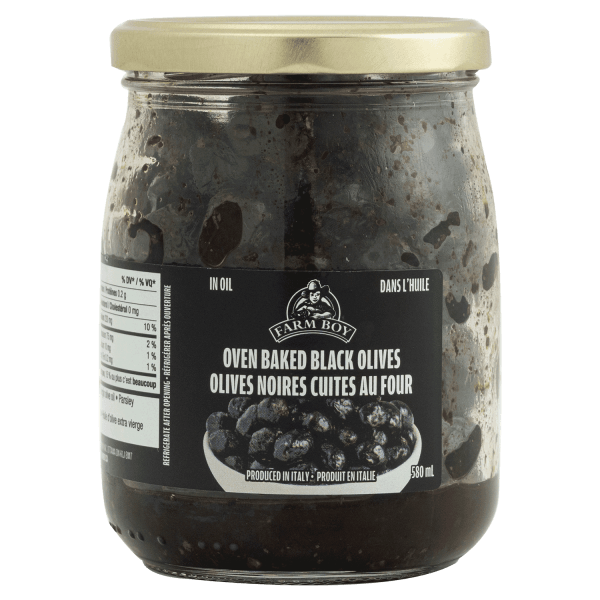 Farm Boy™ Oven-Baked Black Olives (580 ml)