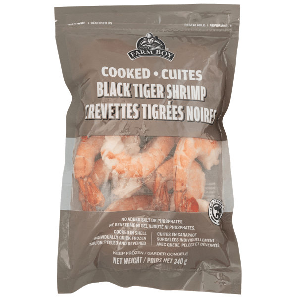 Farm Boy™ Cooked Black Tiger Shrimp (340 g)