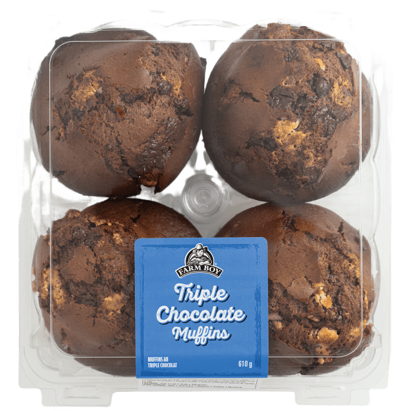 Farm Boy™ Triple Chocolate Jumbo Muffins (610 g)