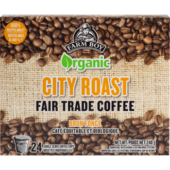 Farm Boy™ City Roast Organic Fair Trade Coffee (24 count)