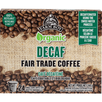 Farm Boy™ Decaf Organic Fair Trade Coffee (24 count)