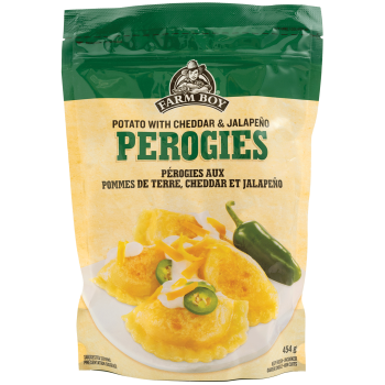 Farm Boy™ Cheddar & Jalapeño Frozen Perogies (454 g)