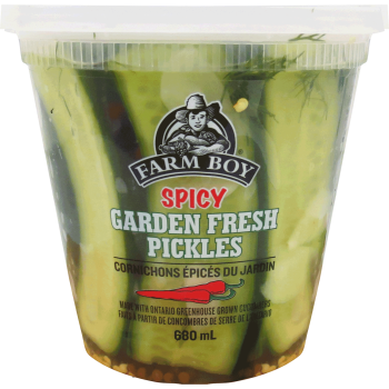Farm Boy™ Spicy Garden Fresh Pickles (680 ml)