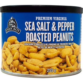 Farm Boy™ Sea Salt and Pepper Roasted Peanuts (255 g)