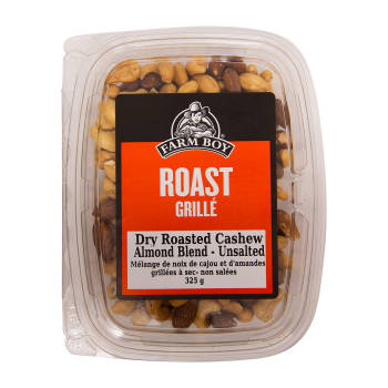 Farm Boy™ Unsalted Cashew Almond Roasted Mixed Nuts (325 g)