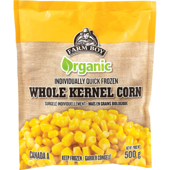Farm Boy™ Organic Whole Kernel Corn Frozen Vegetables (500 g)