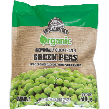 Farm Boy™ Organic Green Peas Frozen Vegetables (500 g)