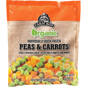 Farm Boy™ Organic Peas & Carrots Frozen Vegetables (500 g)