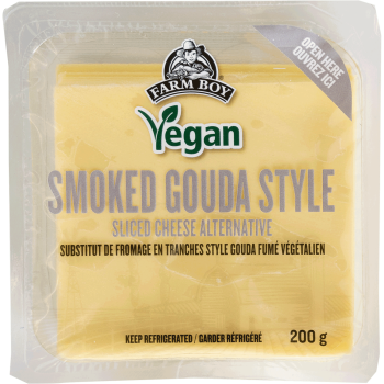 Farm Boy™ Vegan Smoked Gouda-Style Sliced Cheese Alternative (200 g)