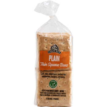 Farm Boy™ Plain Square Thin Buns (450 g)