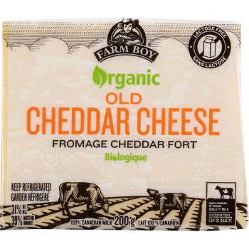 Farm Boy™ Organic Old Cheddar Cheese (200 g)