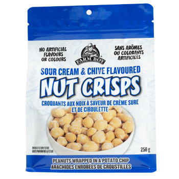 Farm Boy™ Sour Cream & Chive Nut Crisps (250 g)