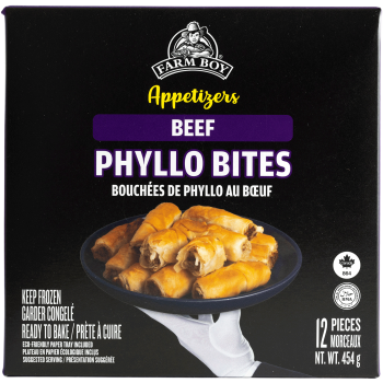 Farm Boy™ Beef Phyllo Bites Frozen Appetizer (454 g)