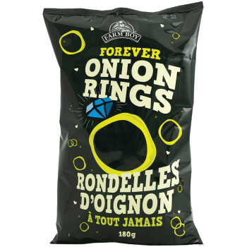 Farm Boy™ Forever Onion Rings Puffed Snacks (180 g)