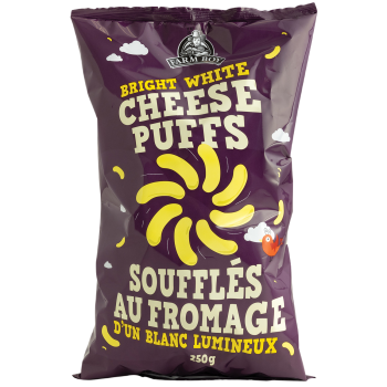 Farm Boy™ Bright White Cheese Puffs Puffed Snacks (250 g)