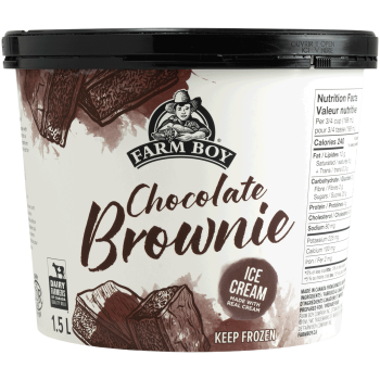 Farm Boy™ Chocolate Brownie Ice Cream (1.5 L)