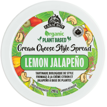 Farm Boy™ Lemon Jalapeno Plant-Based Cream Cheese-Style Spread (210 g)