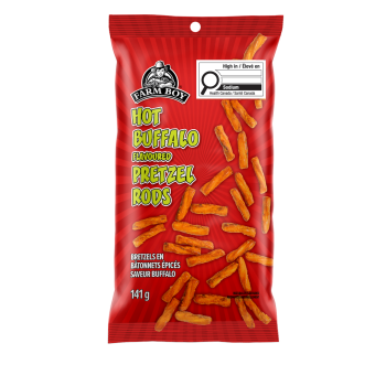 Farm Boy™ Hot Buffalo Flavored Pretzel Rods (141 g)