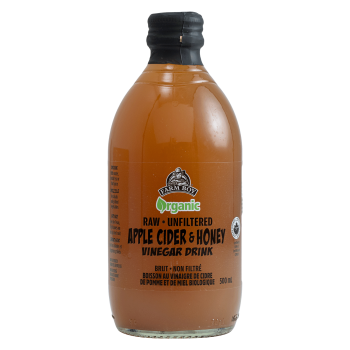 Farm Boy™ Organic Raw Apple Cider & Honey Vinegar Drink (500 ml)