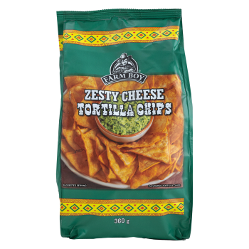 Farm Boy™ Zesty Cheese Tortilla Chips (360 g)