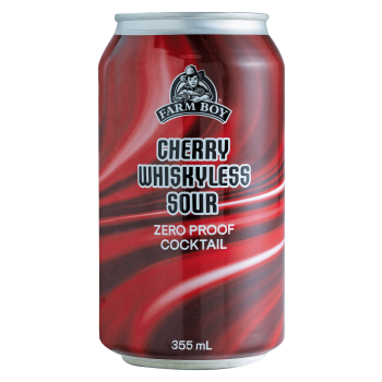Farm Boy™ Cherry Whiskyless Sour Zero Proof Cocktail (355 ml)