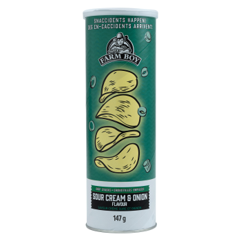 Farm Boy™ Sour Cream & Onion Flavour Chip Stacks (147 g)