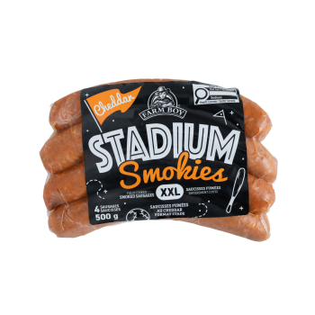 Farm Boy™ Cheddar Stadium Smokies (500 g)