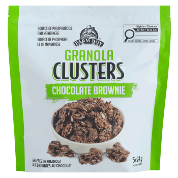 Farm Boy™ Chocolate Brownie Granola Clusters (5 x 24 g)