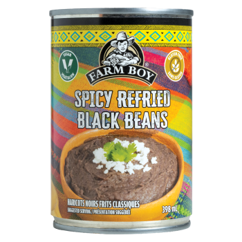 Farm Boy™ Spicy Refried Black Beans (398 ml)