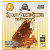 Farm Boy™ Caramel Peanut Crunch Ice Cream Bars (4 x 125 ml)