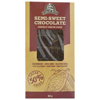 Farm Boy™ 50% Cacao Semi-Sweet Chocolate Bar (80 g)