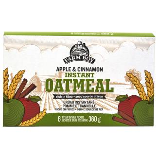 Farm Boy™ Apple & Cinnamon Instant Oatmeal (360 g)