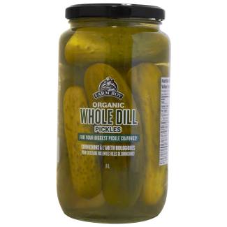 Farm Boy™ Organic Whole Dill Pickled Cucumbers (1 L)