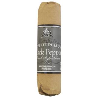 Farm Boy™ Black Pepper Rosette De Lyon Dry Cured Sausage (300 g)