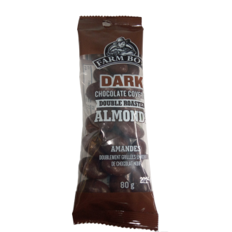 Farm Boy™ Dark Chocolate Covered Double Roasted Almonds (80 g)