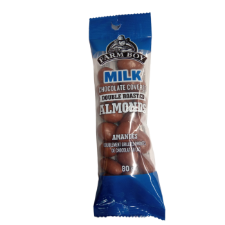 Farm Boy™ Milk Chocolate Covered Double Roasted Almonds (80 g)