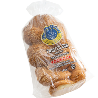 Rideau Bakery Sliced Twisted Egg Bread (680 g)
