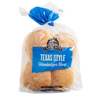 Farm Boy™ Texas-Style Hamburger Buns (8 per package)
