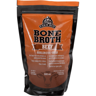Farm Boy™ Frozen Beef Bone Broth (500 ml)