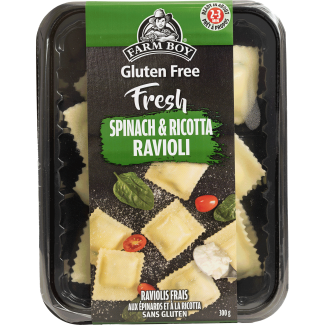 Farm Boy™ Gluten-Free Spinach and Cheese Ravioli Fresh Pasta (300 g)