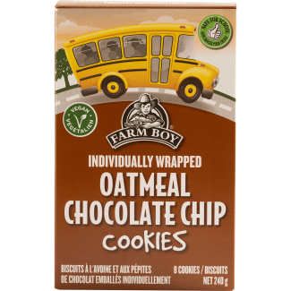 Farm Boy™ Oatmeal Chocolate Chip Individually Wrapped Cookies (240 g)