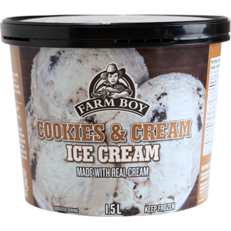 Farm Boy™ Cookies & Cream Ice Cream (1.5 L)