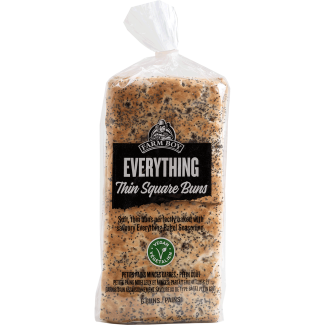 Farm Boy™ Everything Square Thin Buns (450 g)