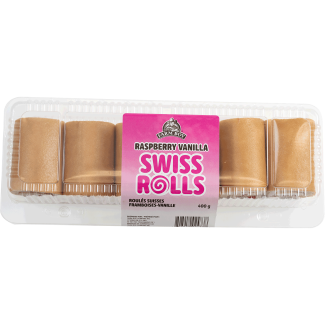 Farm Boy™ Raspberry Vanilla Swiss Rolls (400 g)