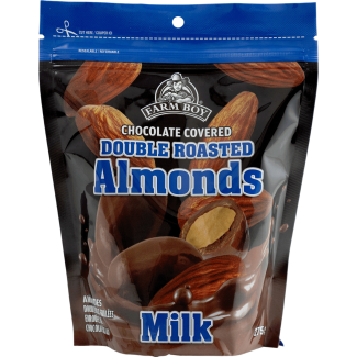 Farm Boy™ Bagged Milk Chocolate Covered Double Roasted Almonds (275 g)