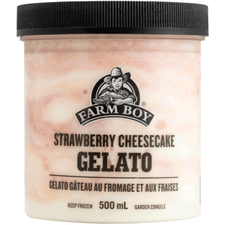 Farm Boy™ Strawberry Cheesecake Gelato (500 ml)