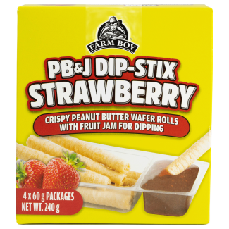 Farm Boy™ Strawberry PB&J Dip-Stix (4×60 g)